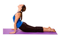 cobra pose to balance heart chakra