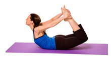 bow pose to awaken solar plexus chakra