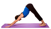 downward facing dog for third eye chakra